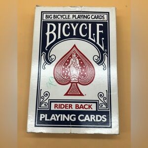 Bicycle Playing Cards Jumbo Deck Rider Back 808